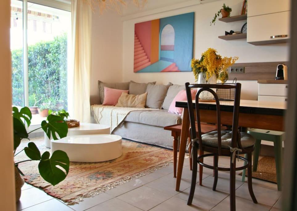 Cosy Appartement Entre Vignes Et Garrigue Avec Piscine Péret Exteriör bild