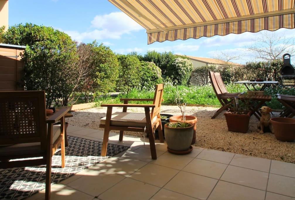 Cosy Appartement Entre Vignes Et Garrigue Avec Piscine Péret Exteriör bild